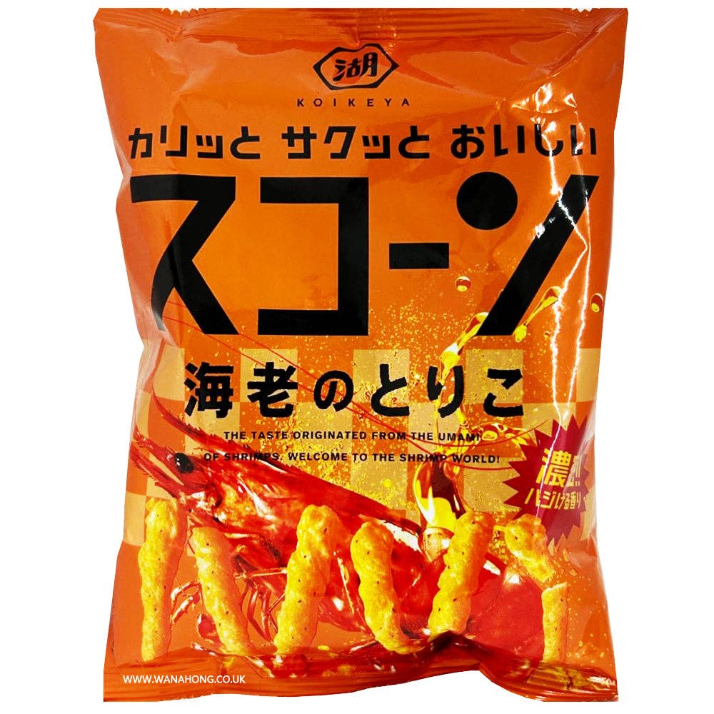 Sucorn Shrimp Flavor Corn Snack 70g (Japan)