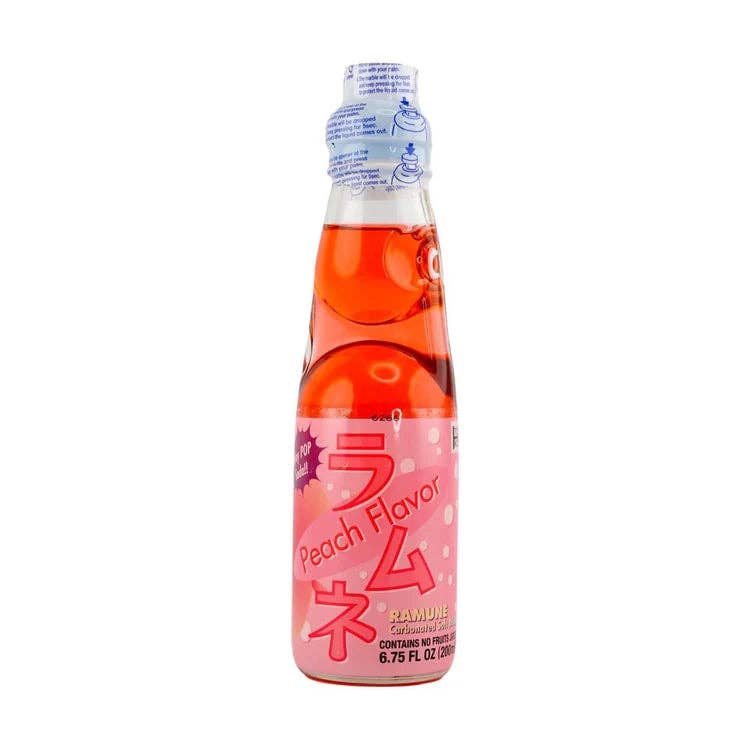 Hata Fuji Soda (Ramune) Peach 200ml (Japan)
