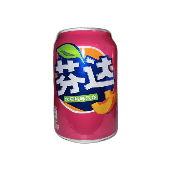 Fanta Peach 330ml Can (China): Slim Can 330ml