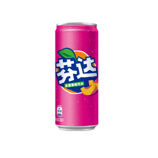 Fanta Peach 330ml Can (China): Slim Can 330ml