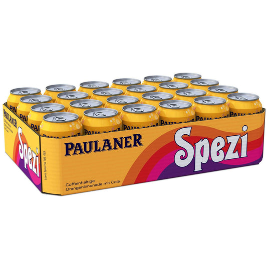 Paulaner Spezi Caffeinated Drink Cola-Orange 330ml (Germany)