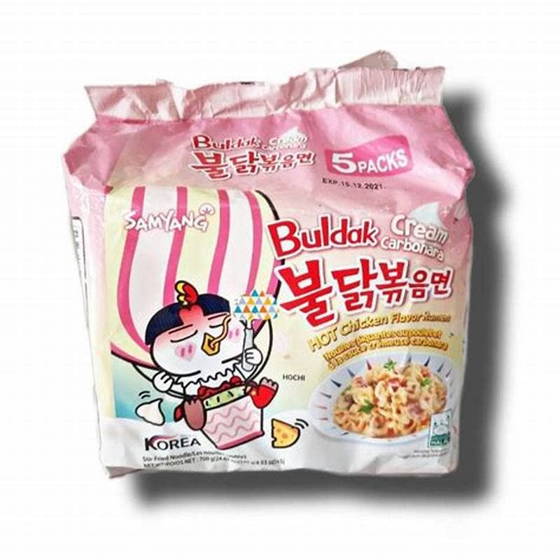 Buldak Spicy Chicken Cream Carbonara Ramen