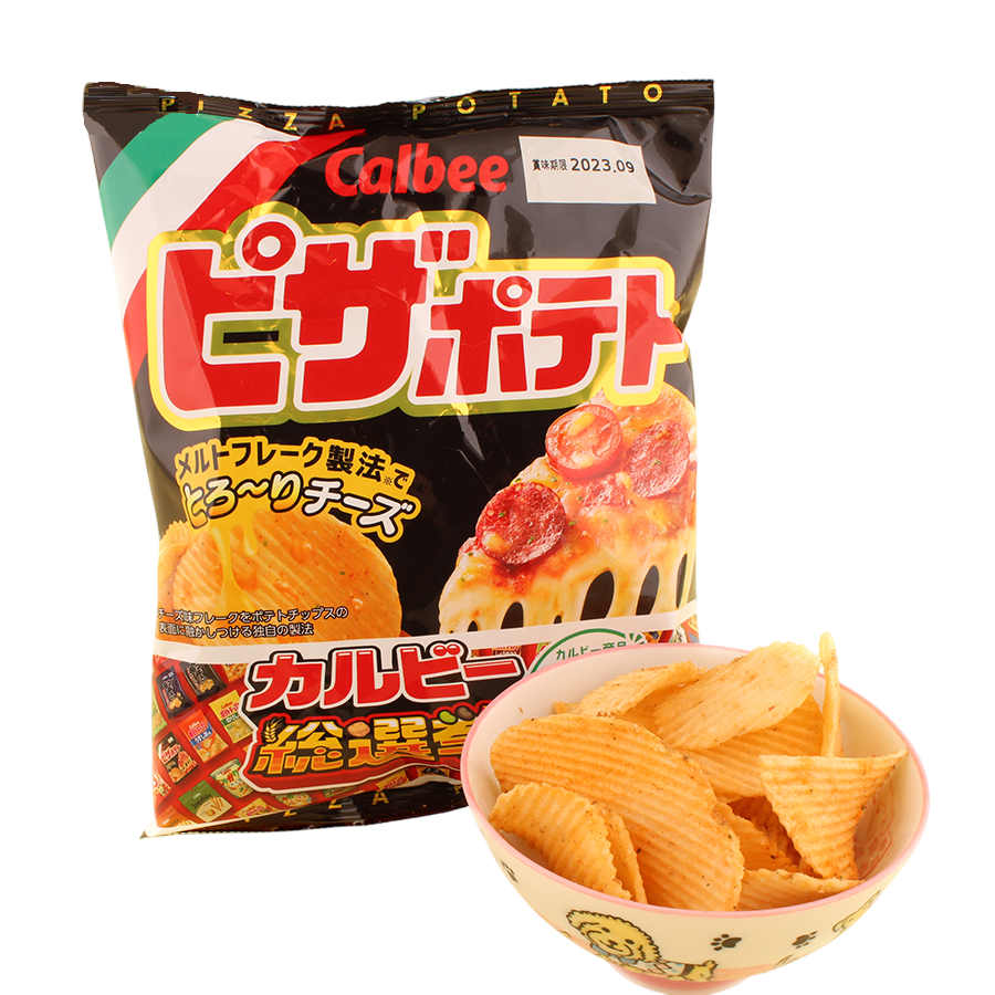 Calbee Pizza Potato Chips 72g (China)