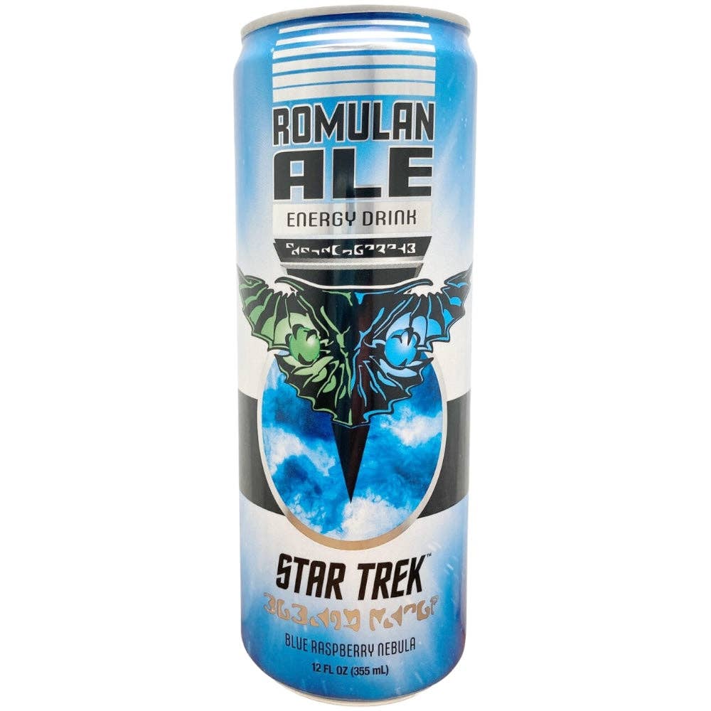 Star Trek Romulan Ale Blue Raspberry Nebula Energy Drink