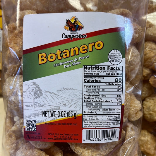 Chicharrón de cerdo .5oz ( unidad $3.91 x12 )