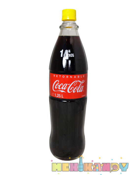 Coke 1.25L GLASS IMPORT (SPECIAL/RARE)