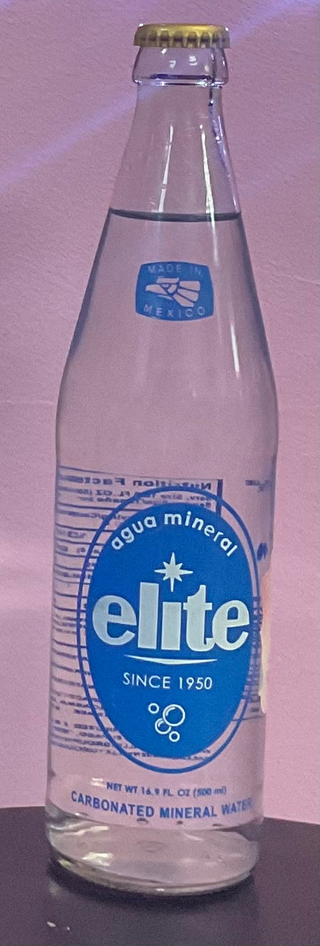 Elite Carbonated Mineral Water (Glass Bottle) (Mexico)