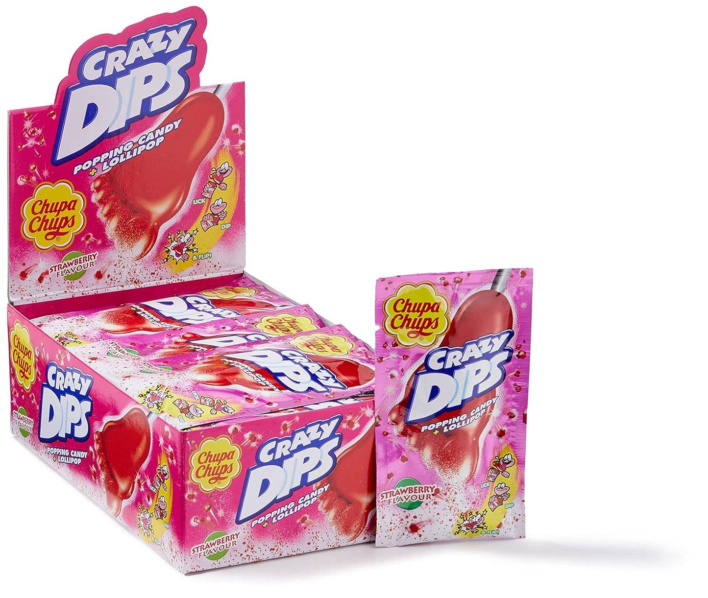 Chupa Chups Crazy Dip Strawberry (Netherlands)