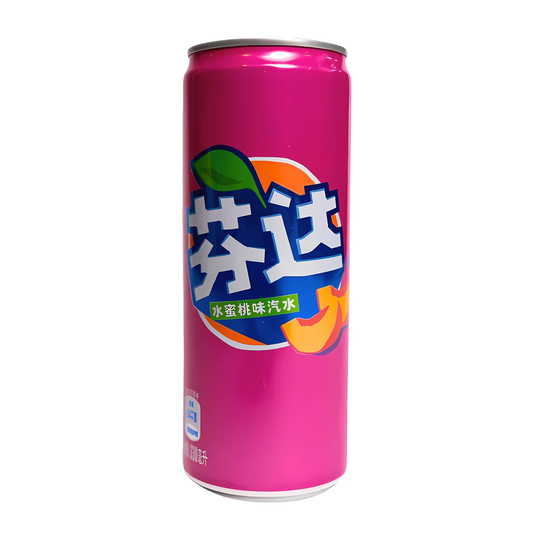 Fanta Peach 330ml Can (China): Slim Can 330ml