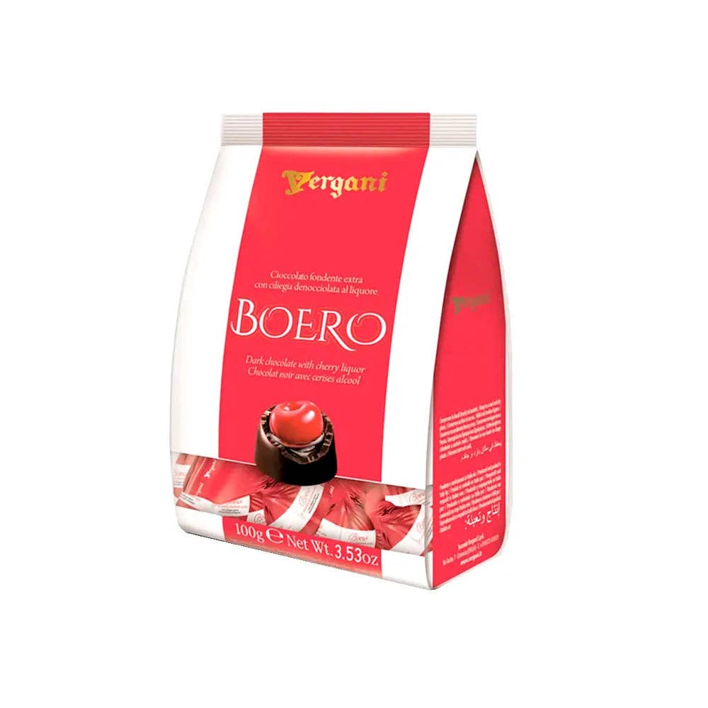 Vergani Boero Dark Chocolate Pralines w/ Cherry 100g (Italy)