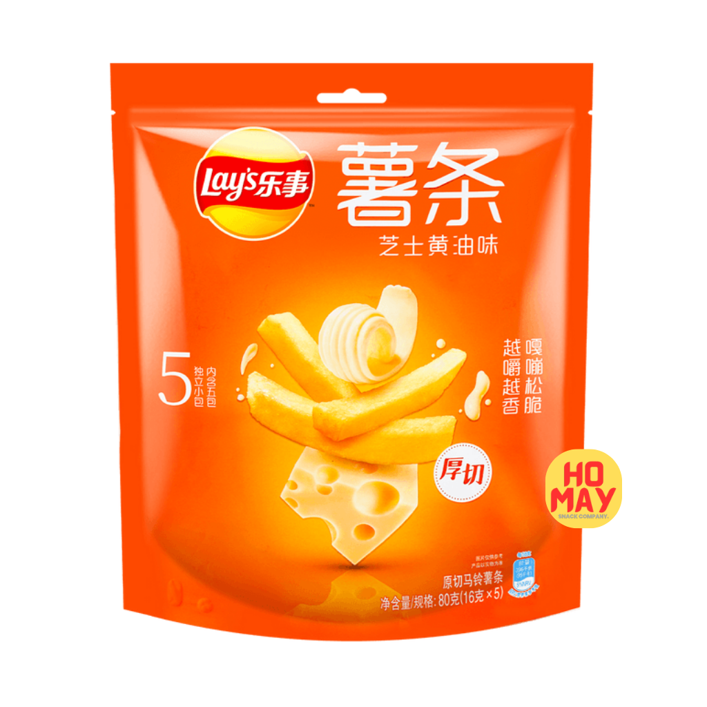 Lays French Fries Cheese Butter 90g( China Import )