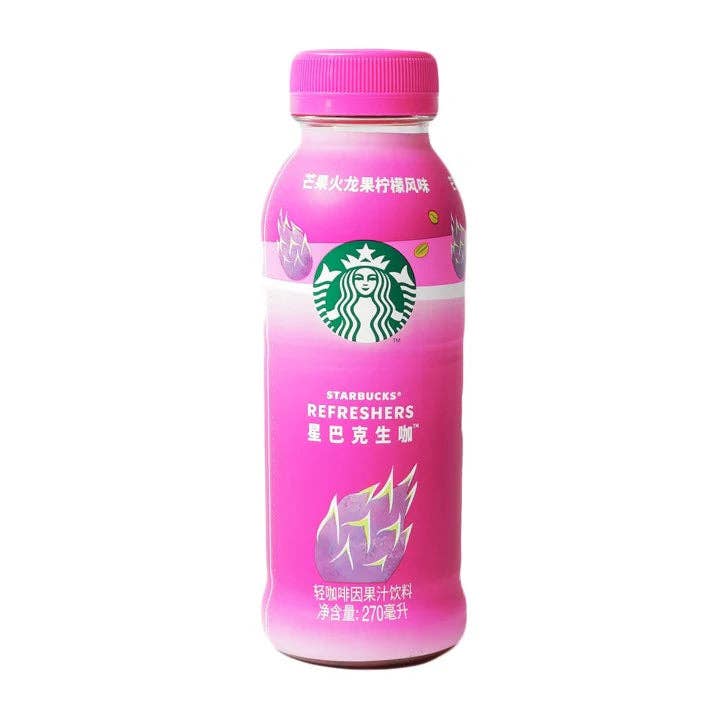 Starbucks Coffee Drink Mango Dragon Fruit Lemon 270ml (China)