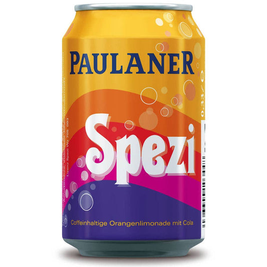 Paulaner Spezi Caffeinated Drink Cola-Orange 330ml (Germany)