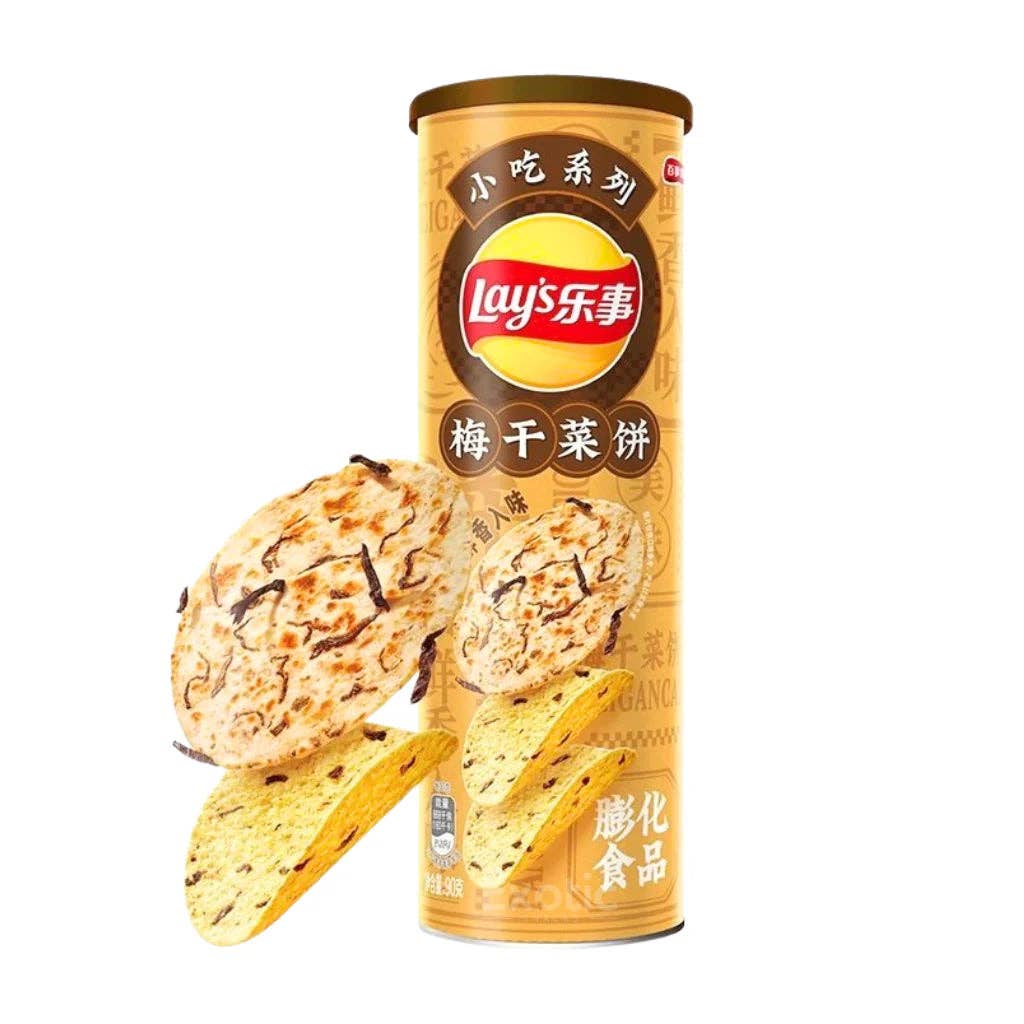 Lays Chips Umeboshi Vegetable Pancake Flavor 90g (Limited Edition)