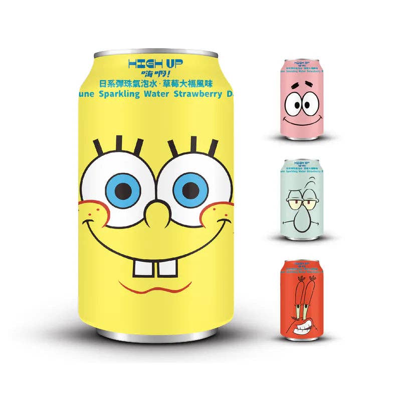 Japanese Ramune SpongeBob Edition 330ml (Taiwan): Grape Wagashi