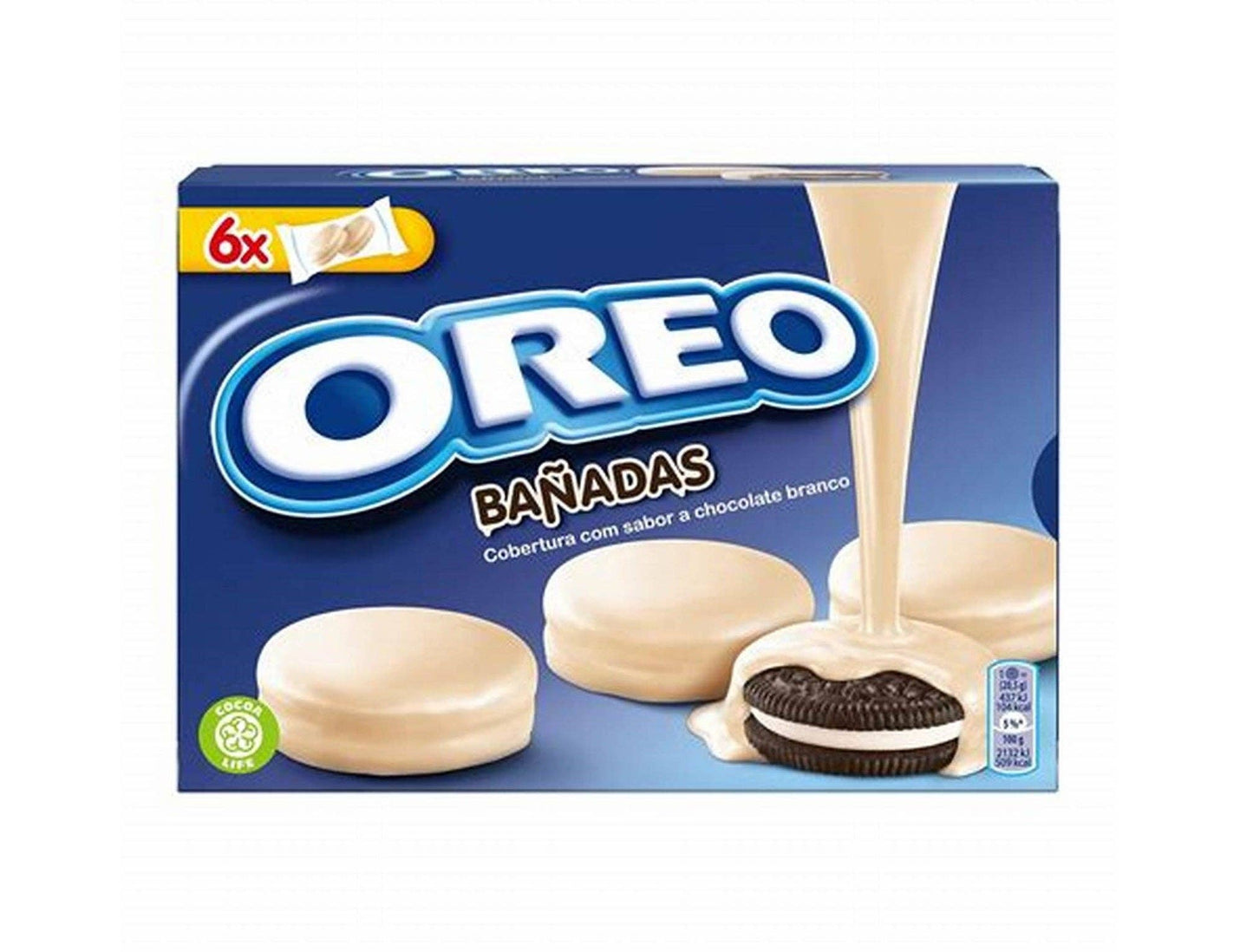 Oreo Cookies Enrobed White Chocolate (Spain)