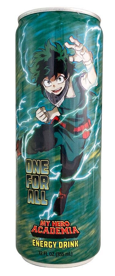 My Hero Academia One For All Energy Drink