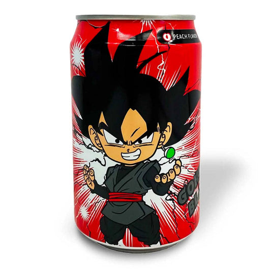 Ocean Bomb Dragon Ball Z Black Goku Sparkling Water Peach Flavor (Taiwan)