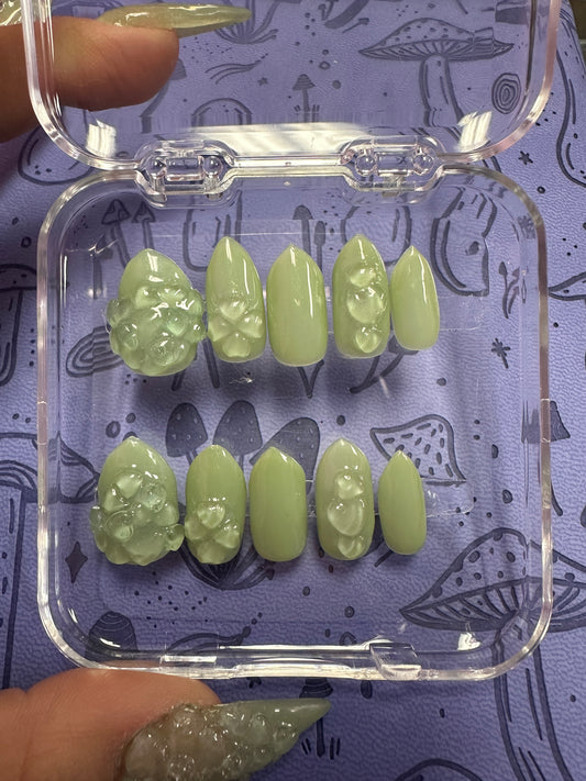 Green Jelly - Press on Gel and Acrylic