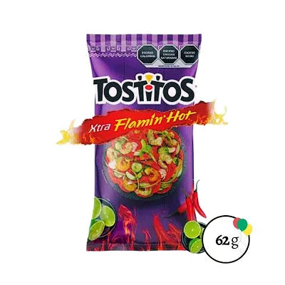 Tostitos Xtra Flammin hot (Mexico) mini