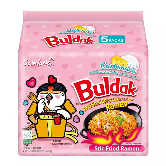 Buldak Spicy Chicken Carbonara Ramen (single pack )