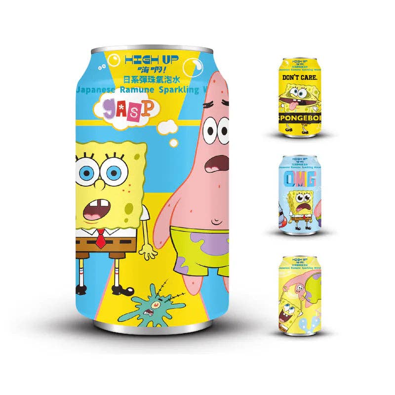 Japanese Ramune SpongeBob Edition 330ml (Taiwan): Grape Wagashi