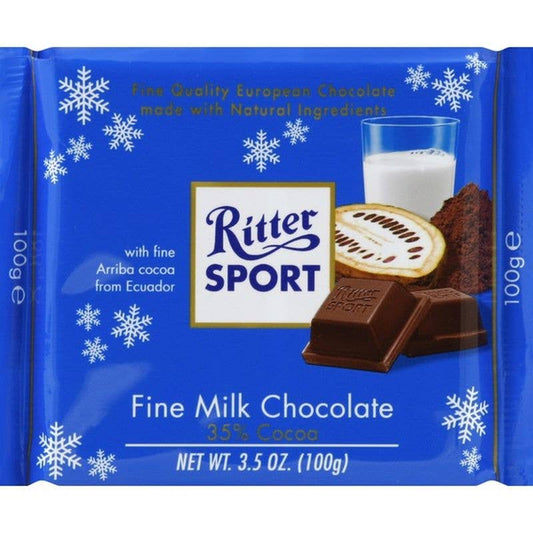 Ritter Sport Fine Milk Chocolate 35% Cocoa