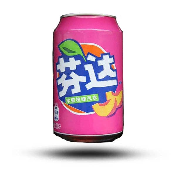 Fanta Peach 330ml Can (China): Slim Can 330ml
