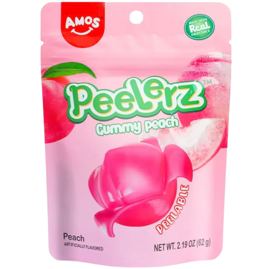 Amos Peelerz Peach 6 oz