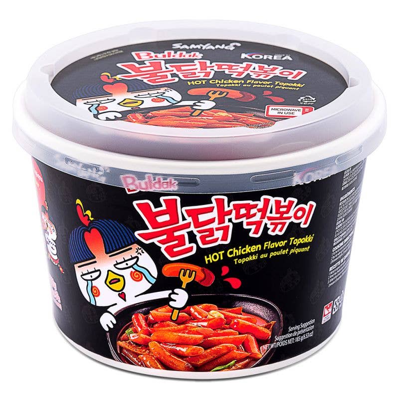 Buldak Topokki Rice Cake Hot Chicken Bowl 6.52oz (Korea)