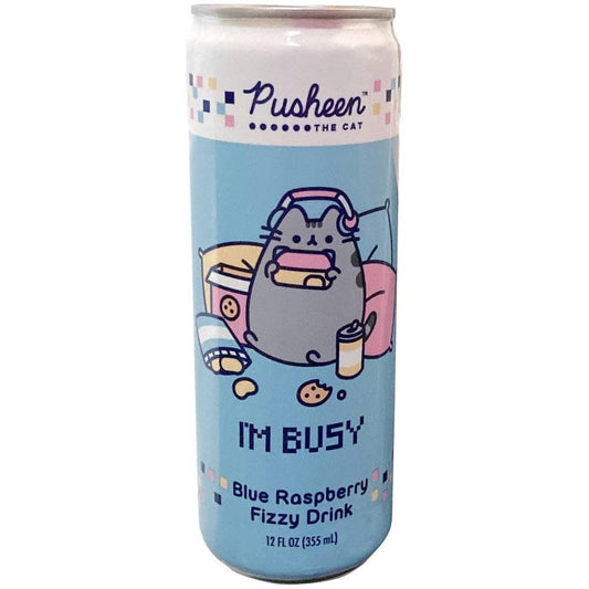 Pusheen the Cat I'm Busy Blue Raspberry Fizzy Drink