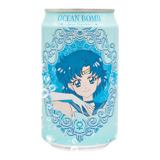 Sailor Moon Ocean Bomb Mercury Pear Sparkling Water 24 Count