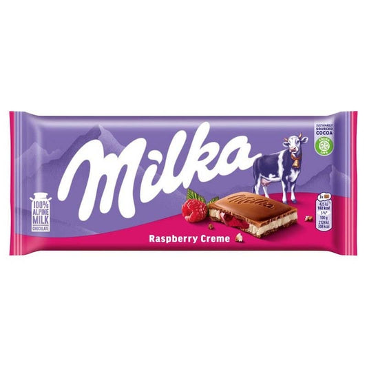 Milka Raspberry Creme 100g (European)