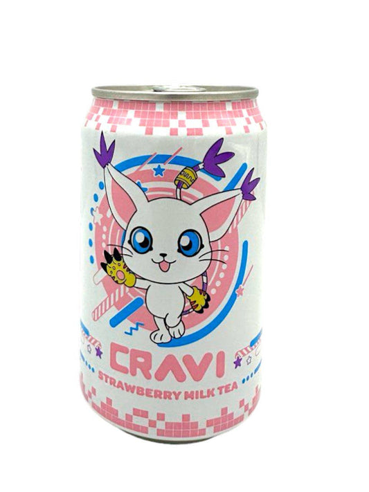 Digimon Milk Tea Strawberry 315ml (China)